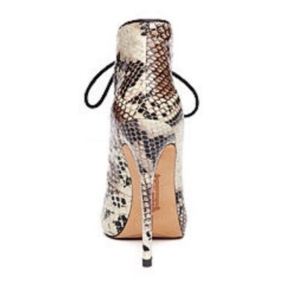 ZiGi Soho Martyr Women's Faux Leather Zipper Stiletto Ankle Boots Size 8 snake - Picture 14 of 16